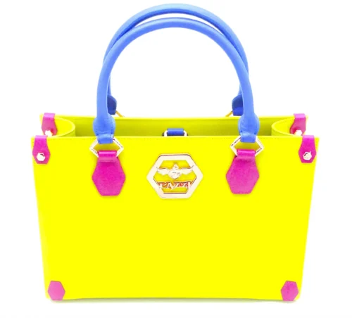 bolso amarillo icónico - PZ PAZZI 1