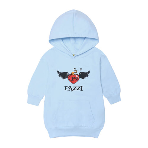 Vestido Sudadera Logo Azul