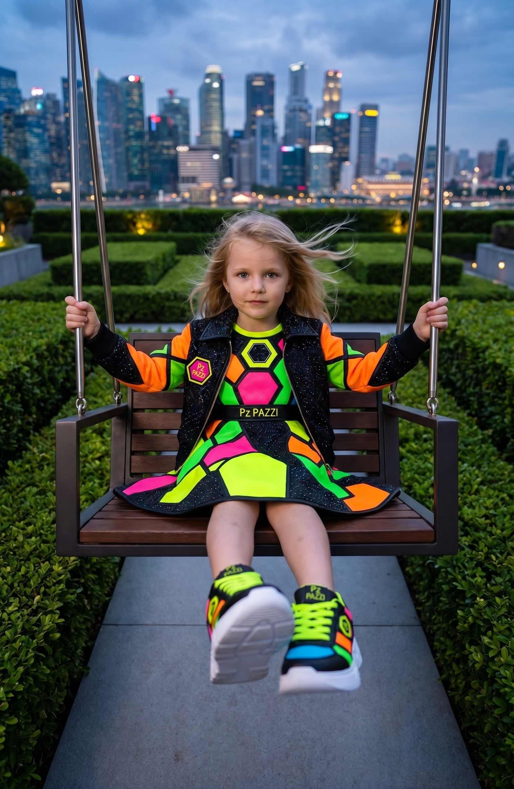 Hexa Color Look Rooftop Swing